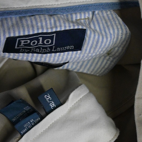 Polo Ralph Lauren 38 x 32 Khaki Recent Classic Fit Chino Pant - Picture 3 of 5